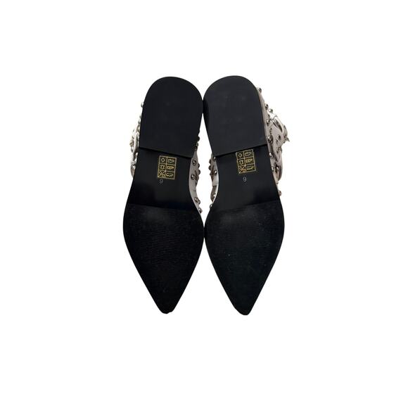 Jeffrey Campbell Trespass Studded Boots White 6 - Picture 6 of 8